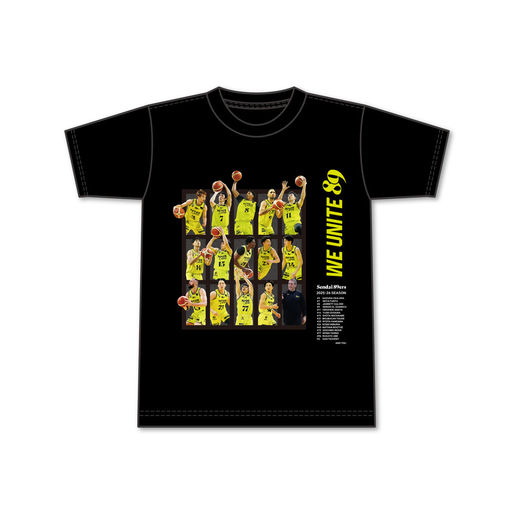 WE UNITE 89 メモリアルTシャツ 2025-26(ブラック) 詳細画像 1カラー 2
